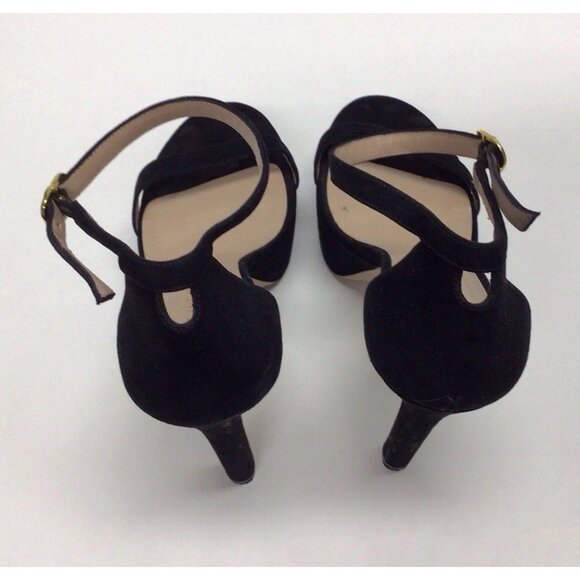 Stuart Weitzman Nudist Hollywood Heel in Black Size 10 MSRP $595 - Picture 7 of 15